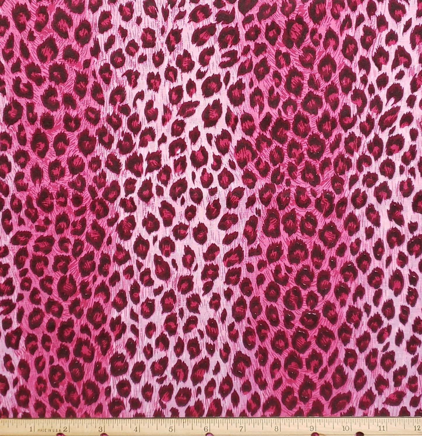 EOB - Mottled Pink Cheetah Print Fabric