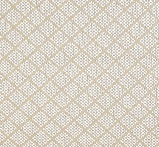 Tan Fabric - Tiny White Dot "Diamond" Pattern