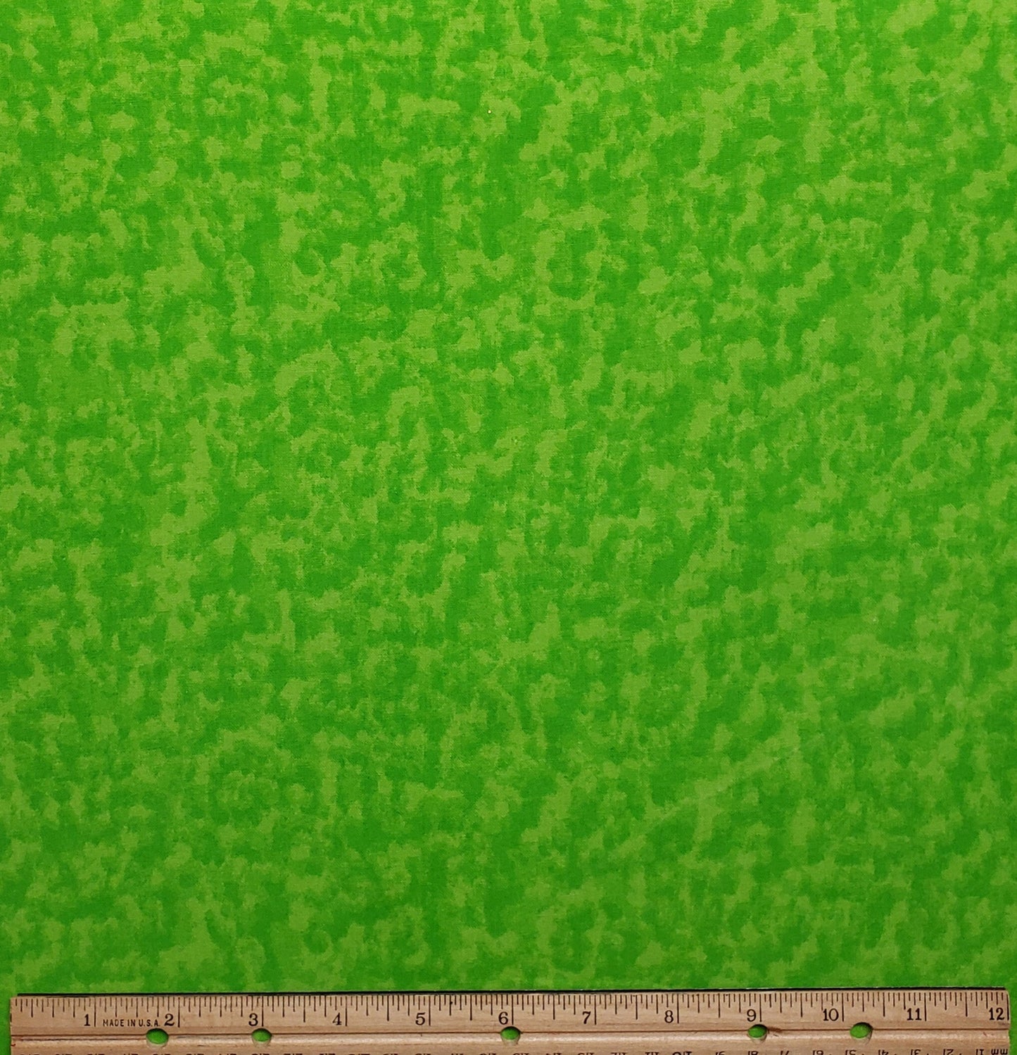 Bright Green and Yellow Green Fabric - Selvage to Selvage Print