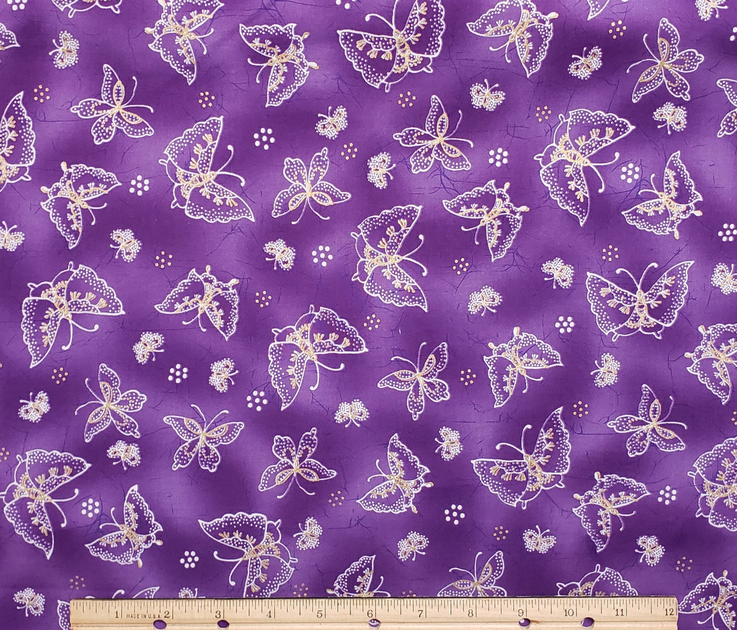 Springs Industries Quilters Only Batik Floral #4235