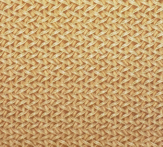 Timeless Treasures Fabrics, Inc. PATT # XMAS-C8158 - Dark Butterscotch Tonal Fabric / Metallic Gold Detail