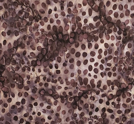 BATIK - Brown / Brown Spot Fabric