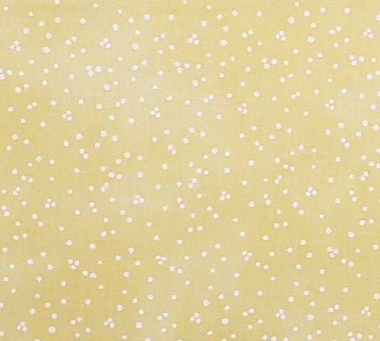 Fabric Traditions 2008 NTT, Inc. - Yellow Tonal Fabric / White Dots