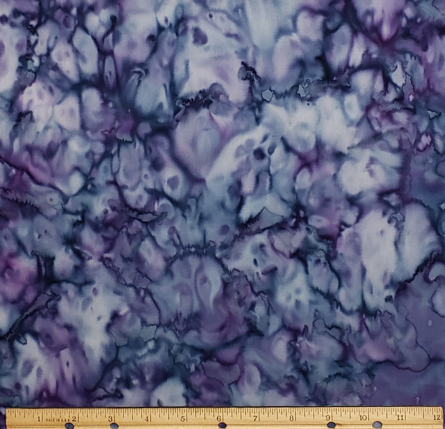 BATIK - Navy Blue / Dark Purple Patterned Fabric