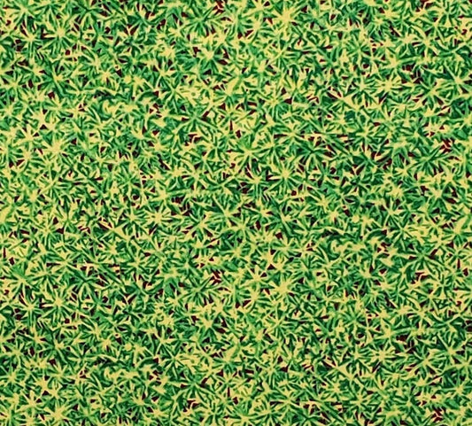 Faye Burgos for Marcus Brothers Textiles - Green, Yellow and Brown "Grass" Print Fabric