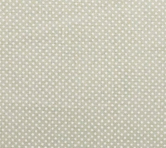 Designed and Produced Exclusively for JoAnn Fabric and Craft Stores - Pale Green Fabric / White Pin Dot Print