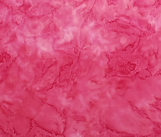 EOB - BATIK - Dark Pink / Hint of Orange Fabric