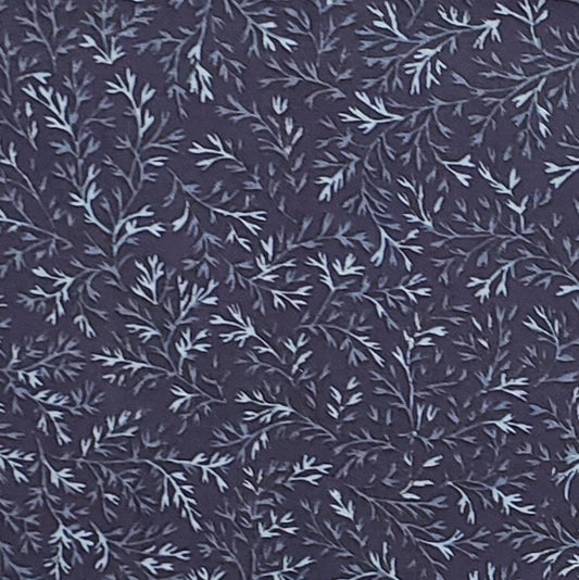 Ozark Calico by Fabri-Quilt, Inc. Pattern 484 - Dark Blue Fabric / Blue Tonal Print