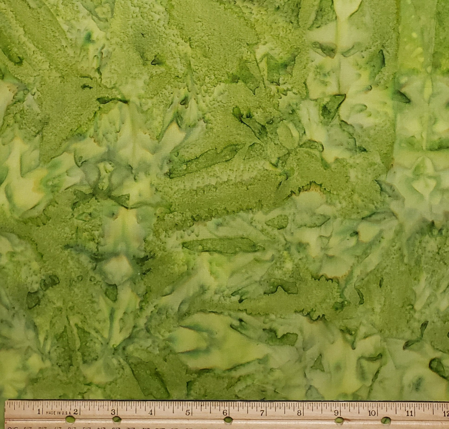 BATIK - Lime Green Fabric