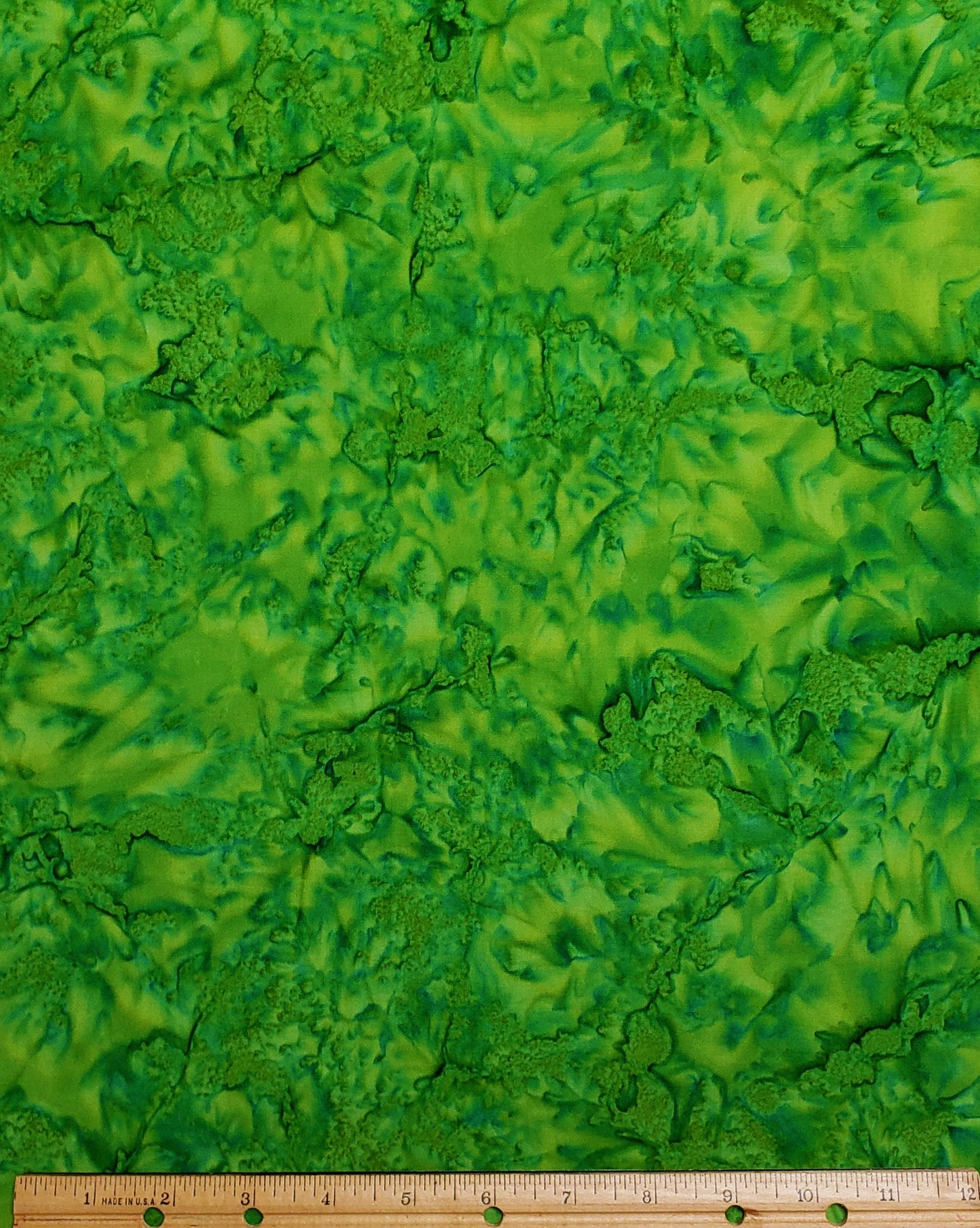 EOB - BATIK - Bright Green Fabric