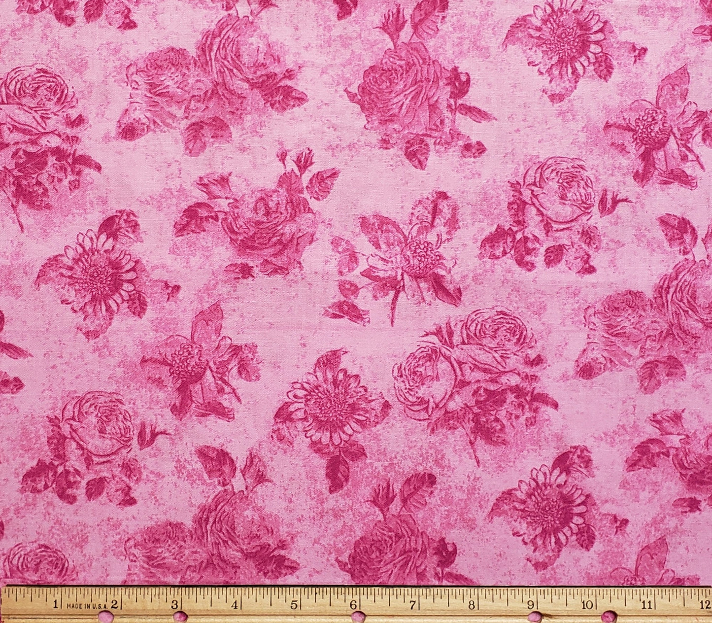 EOB - MBT, TM - Light Pink Fabric / Dark Pink Flower Print