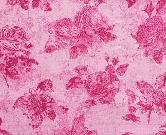 EOB - MBT, TM - Light Pink Fabric / Dark Pink Flower Print