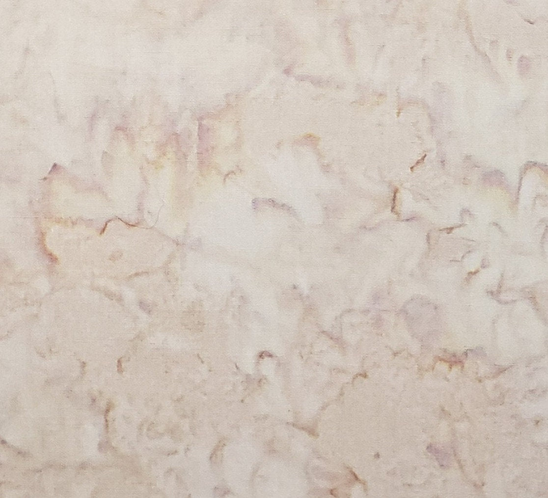 BATIK - Beige / Pink and Lavender Undertones Fabric