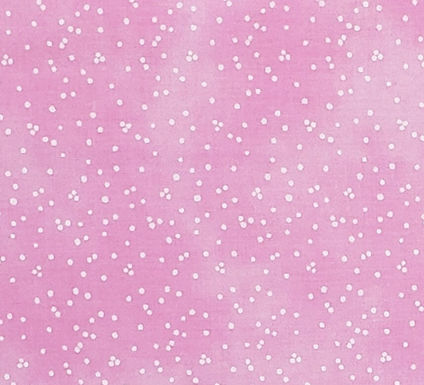 EOB - Fabric Traditions 2008 NTT, Inc. - Pink Tonal Fabric / White Dots