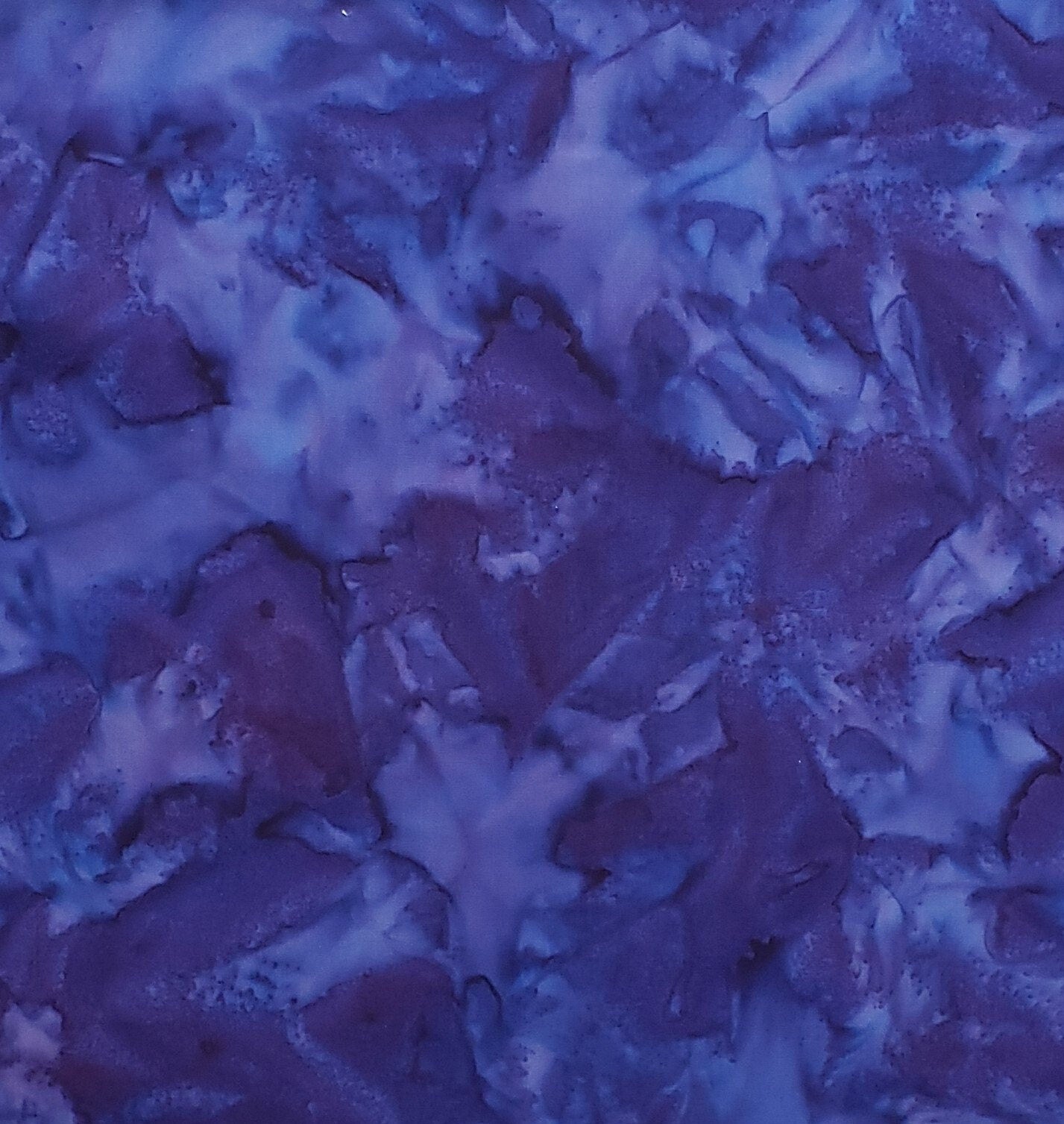 BATIK - Dark Purple / Blue Patterned Fabric