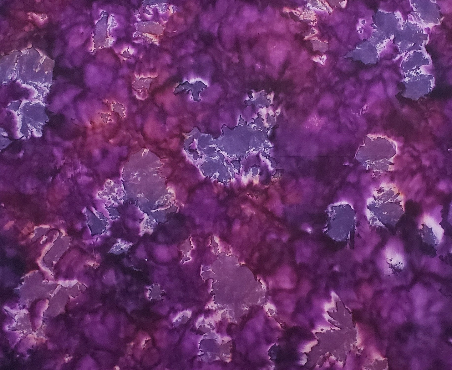 BATIK - Dark Purple / Berry / White Fabric