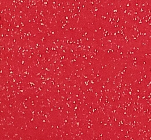 Red Fabric / Gold Metallic Speckles