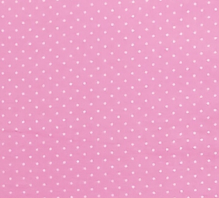 CP28826 Quilters Showcase - Pink Fabric / White Pin Dots