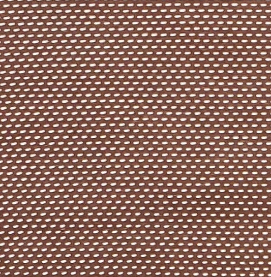 Dark Chocolate Brown Fabric / White Pin Dot - Selvage to Selvage Print