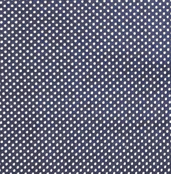 EOB - Joan Kessler for Concord Fabrics - Dark Blue Fabric / White Pindot