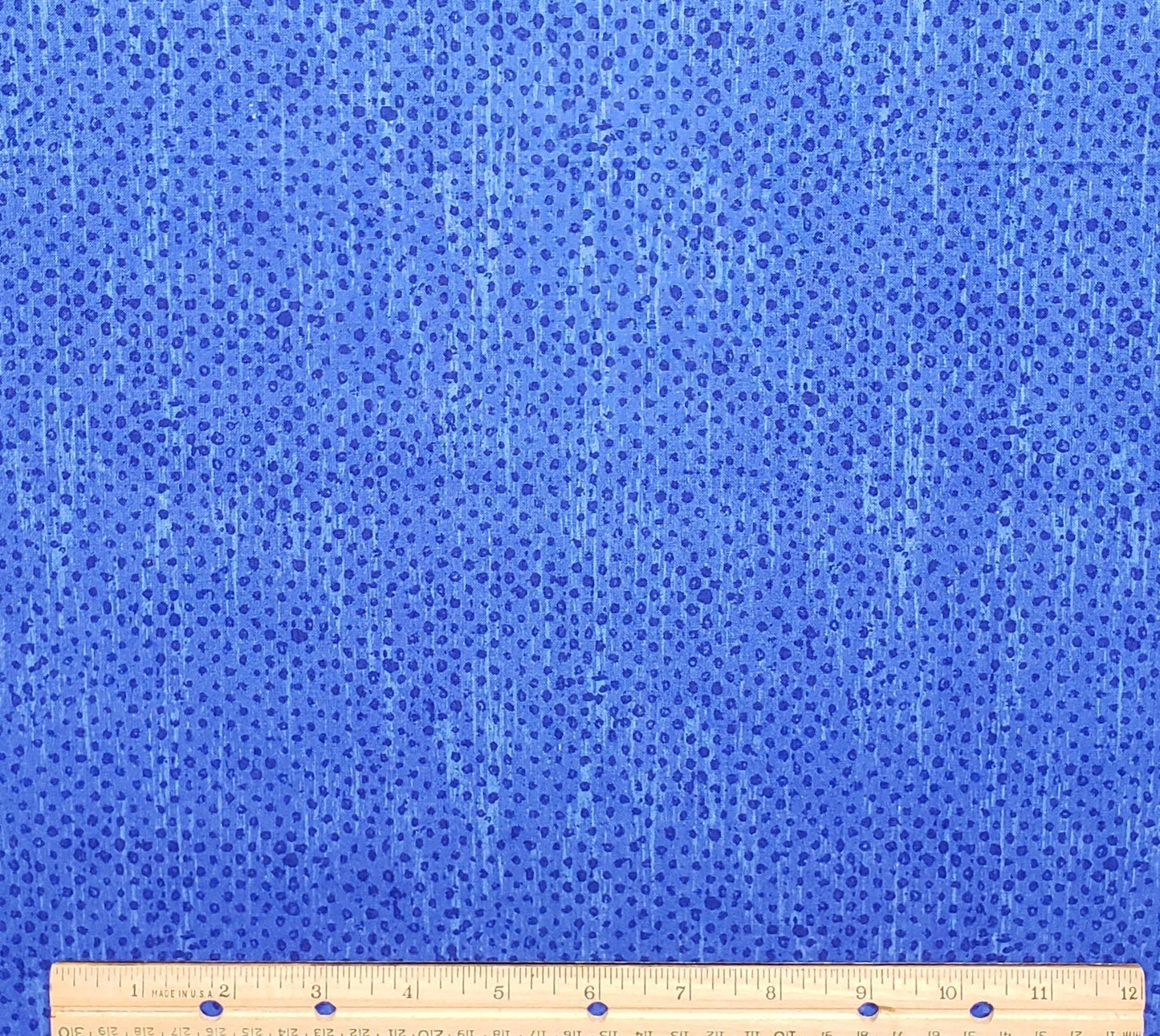 Fabric Traditions 2000 - Medium Blue Tonal Fabric / Dark Blue Spots