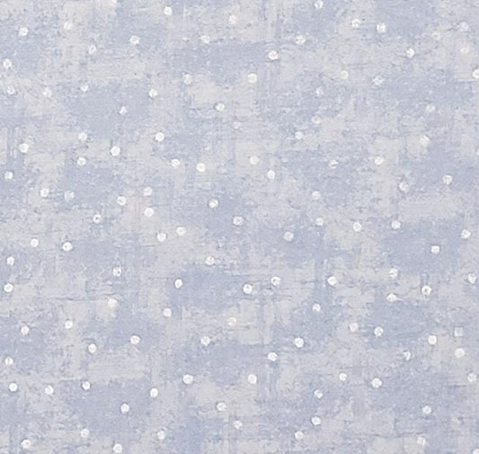 Designed and Produced Exclusively for Jo-Ann Stores - Light Blue Tonal Fabric / White Polka Dot Print