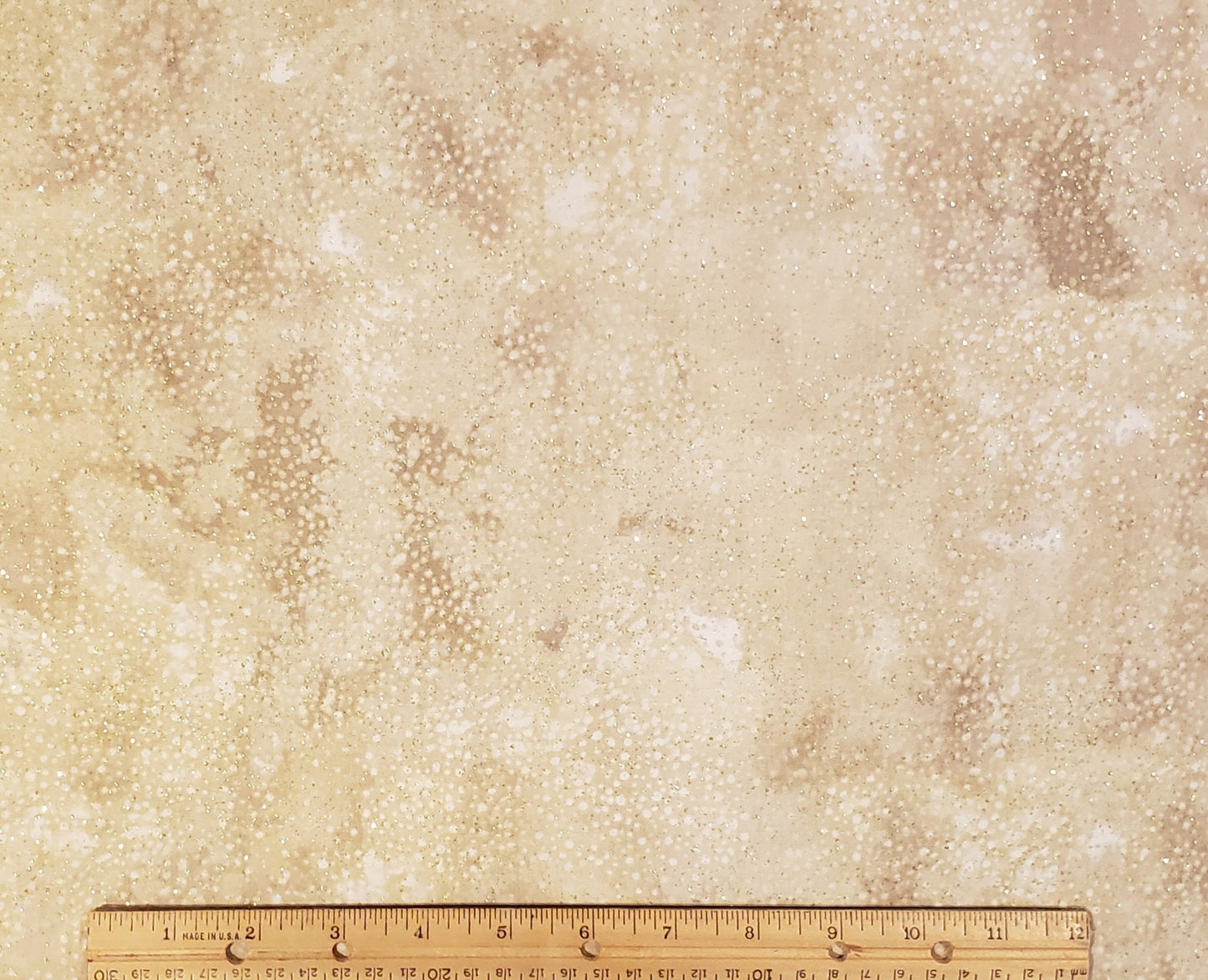 EOB - MBT, Inc. - Tan / Taupe / White Fabric - Gold Glitter