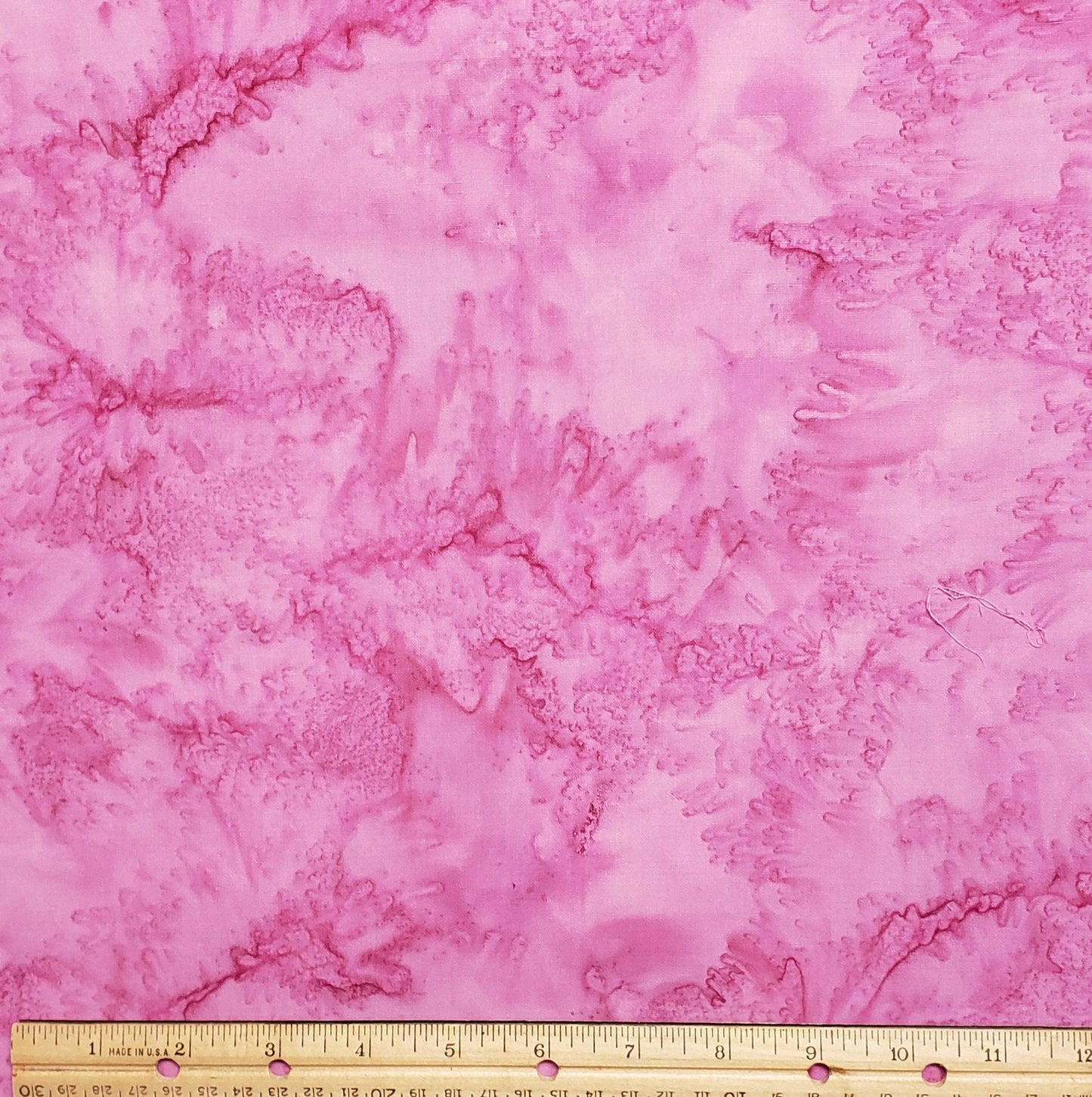 EOB - BATIK - Dark and Medium Raspberry Pink Tonal Fabric