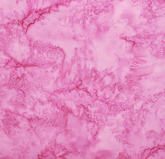 EOB - BATIK - Dark and Medium Raspberry Pink Tonal Fabric