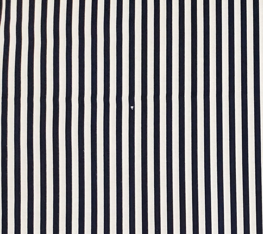 Dark Navy Stripe Fabric