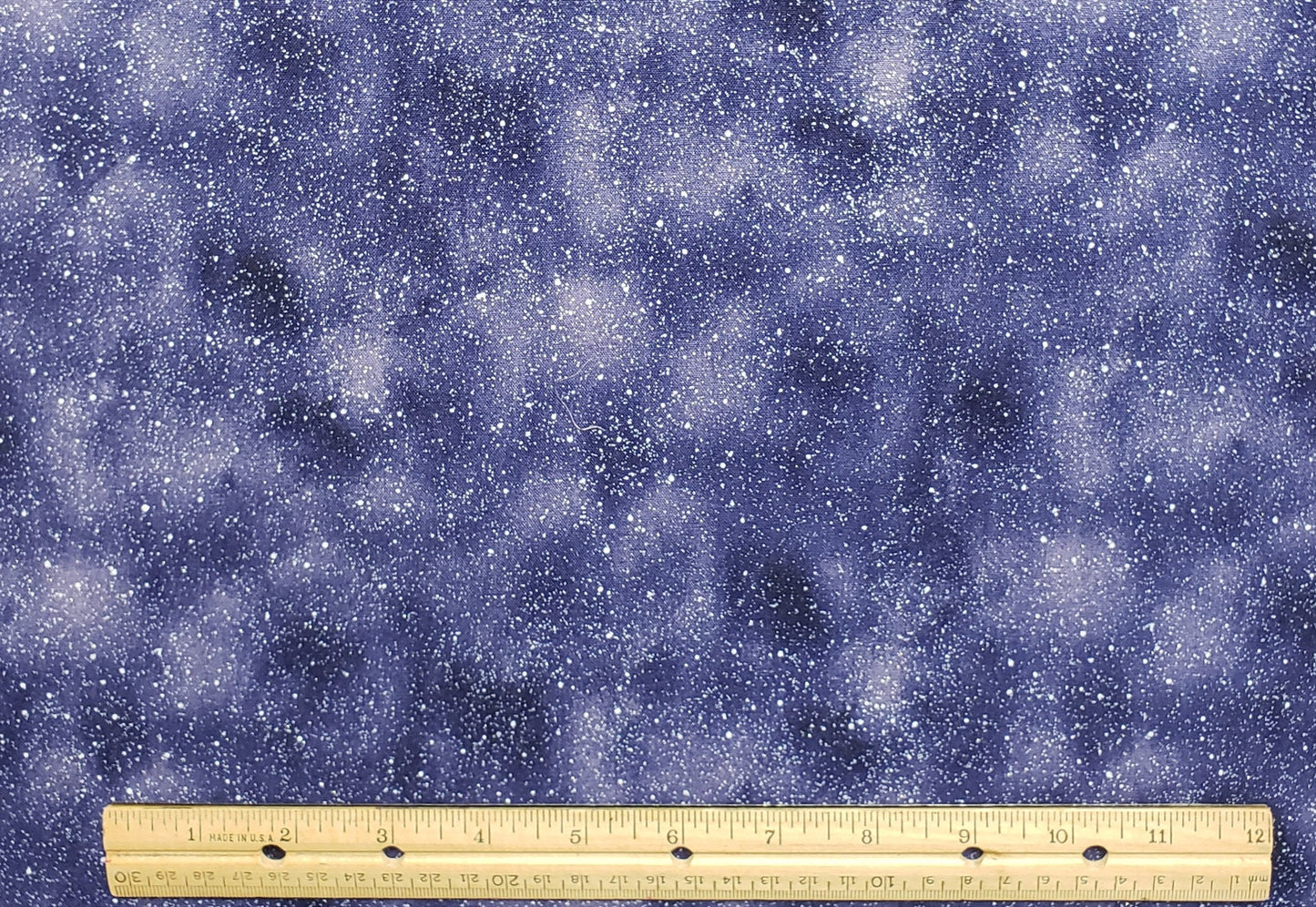 Dark Cobalt Blue Tonal Fabric with Frost