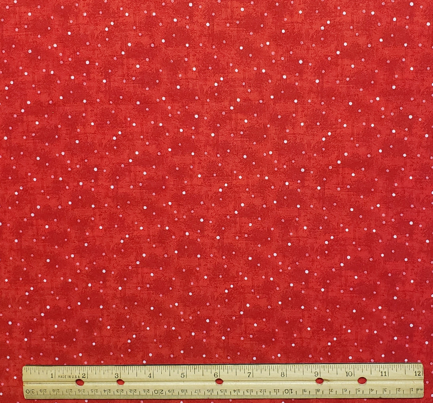 Designed and Produced Exclusively for Jo-Ann Stores - Tonal Red Fabric / White and Tonal Red Polka Dot Print