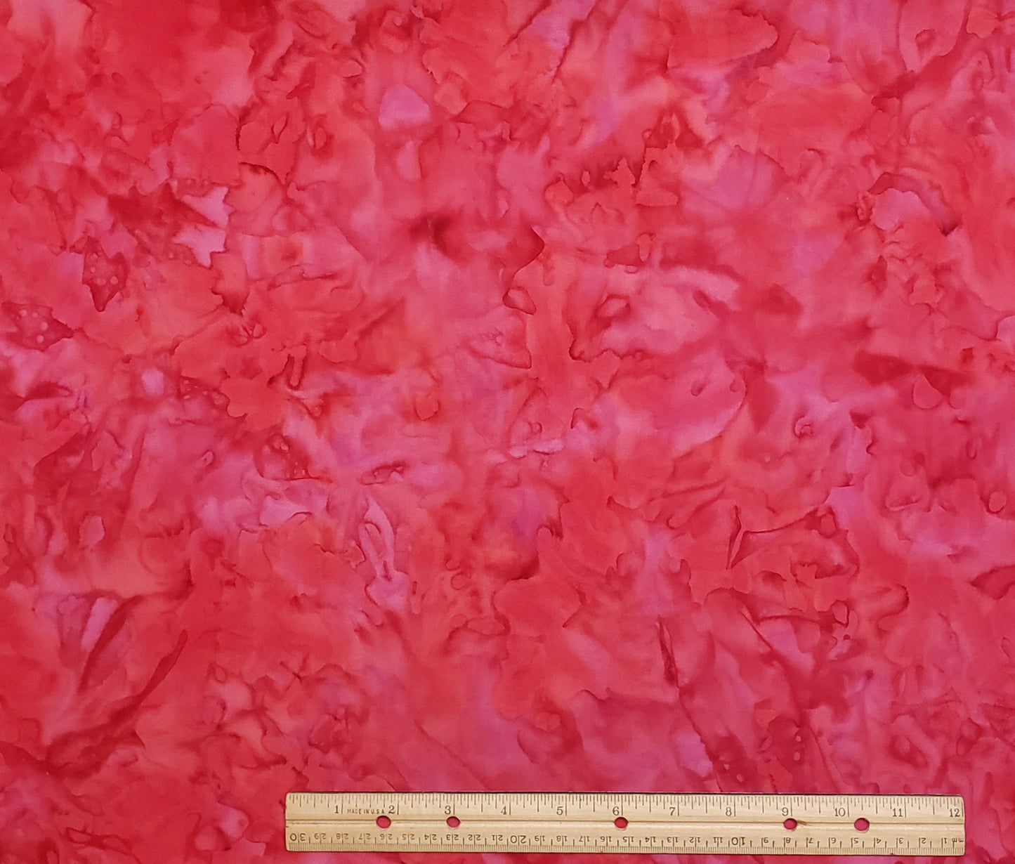 BATIK - Pink / Dark Coral Fabric