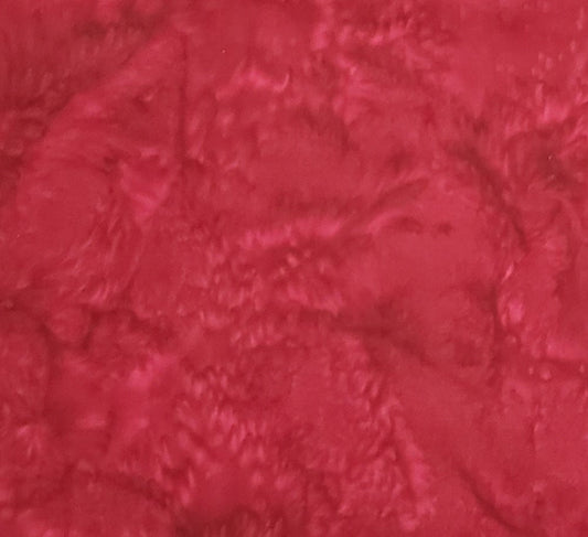 BATIK - Cranberry Tonal Patterned Fabric