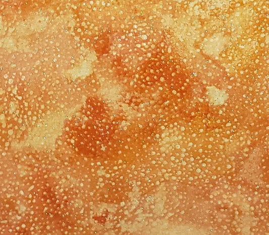 MBT, Inc. - Yellow / Orange Multi-Tonal Fabric - Gold Glitter