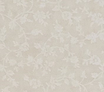 Light Cream Fabric / White Flowers