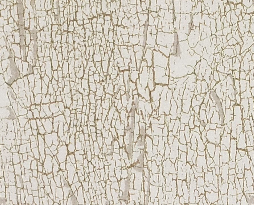 Cream and Gray "Crackle" Fabric