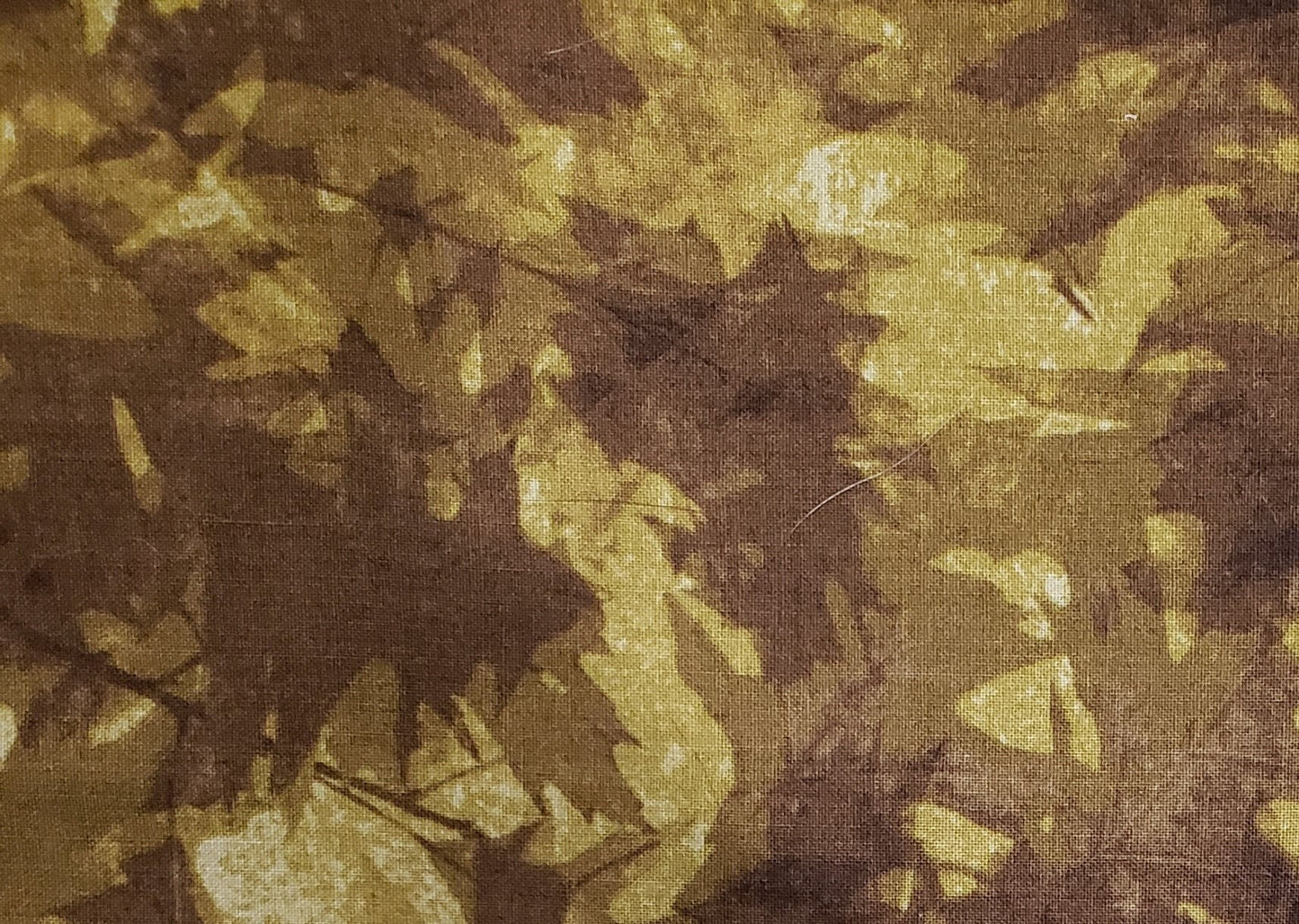 Fall Feast by Beau F Clothworks - Olive Green Fabric / Tone-on-Tone Leaf Print