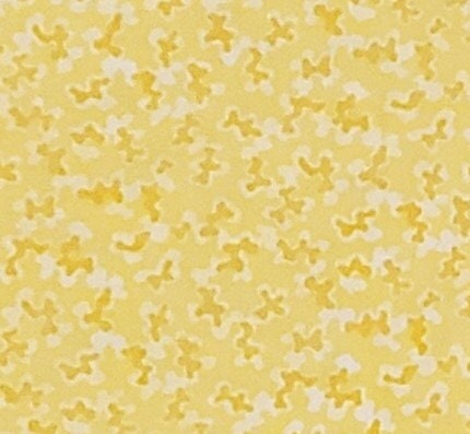 Little Lites by Artistic Expressions - Dark Yellow, Orange and White Print Fabric