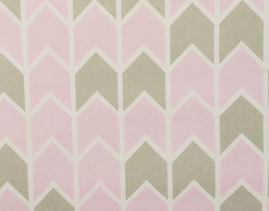 CP52298 Harper Down Arrow Concord HOUSE by Springs Creative Products Group - Pink and Gray Arrow Pattern Fabric