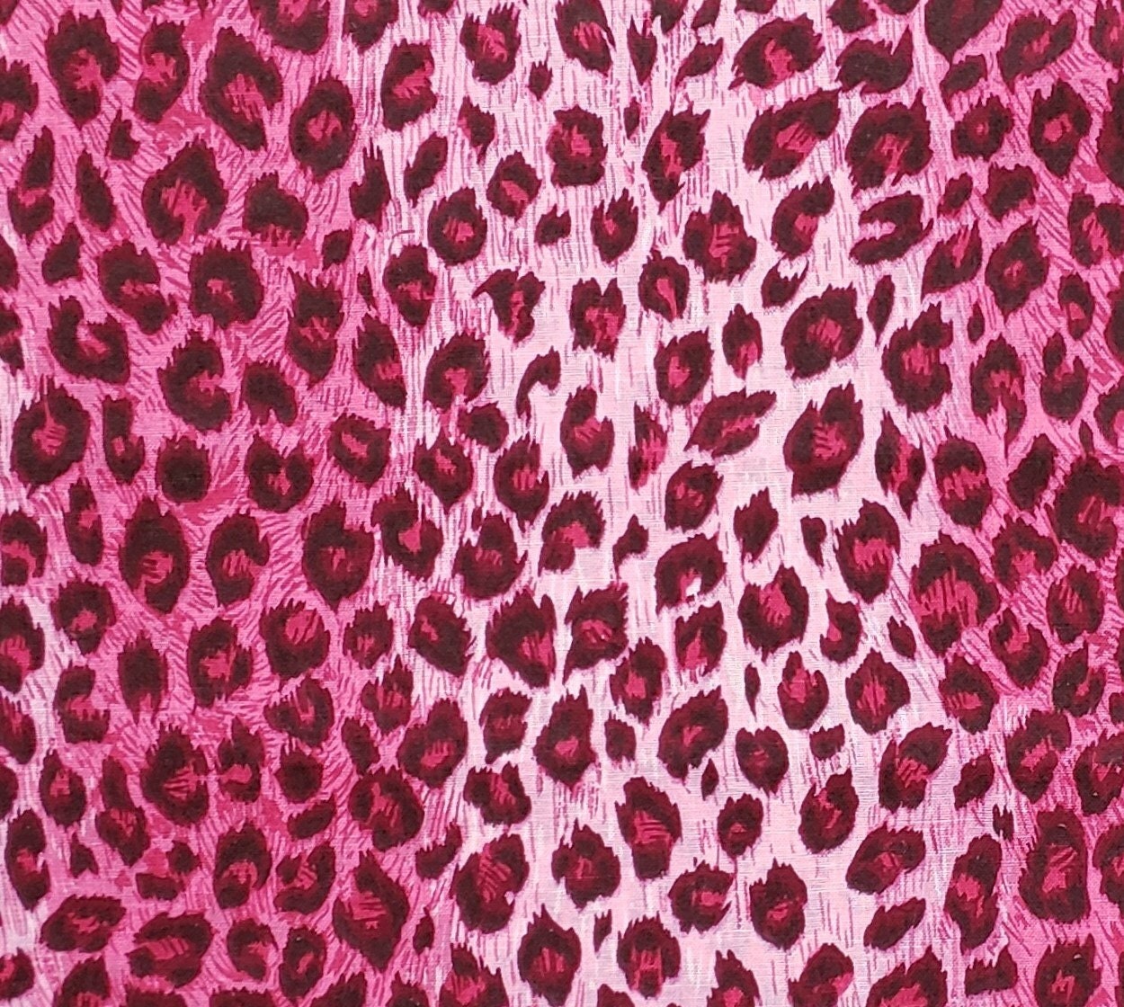 EOB - Mottled Pink Cheetah Print Fabric