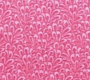 David Textiles Victoria and Albert Museum London - Bright Pink Fabric with Tonal Print