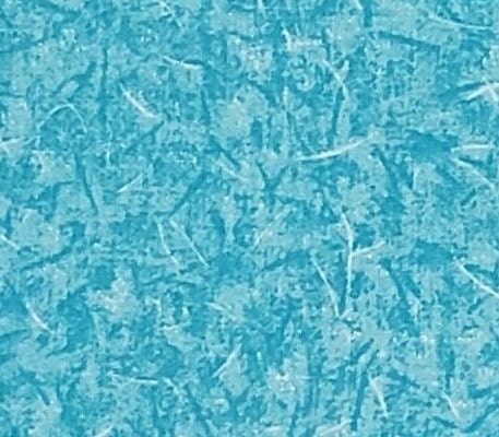 Dark Aqua Pattern Fabric - Selvage to Selvage Print