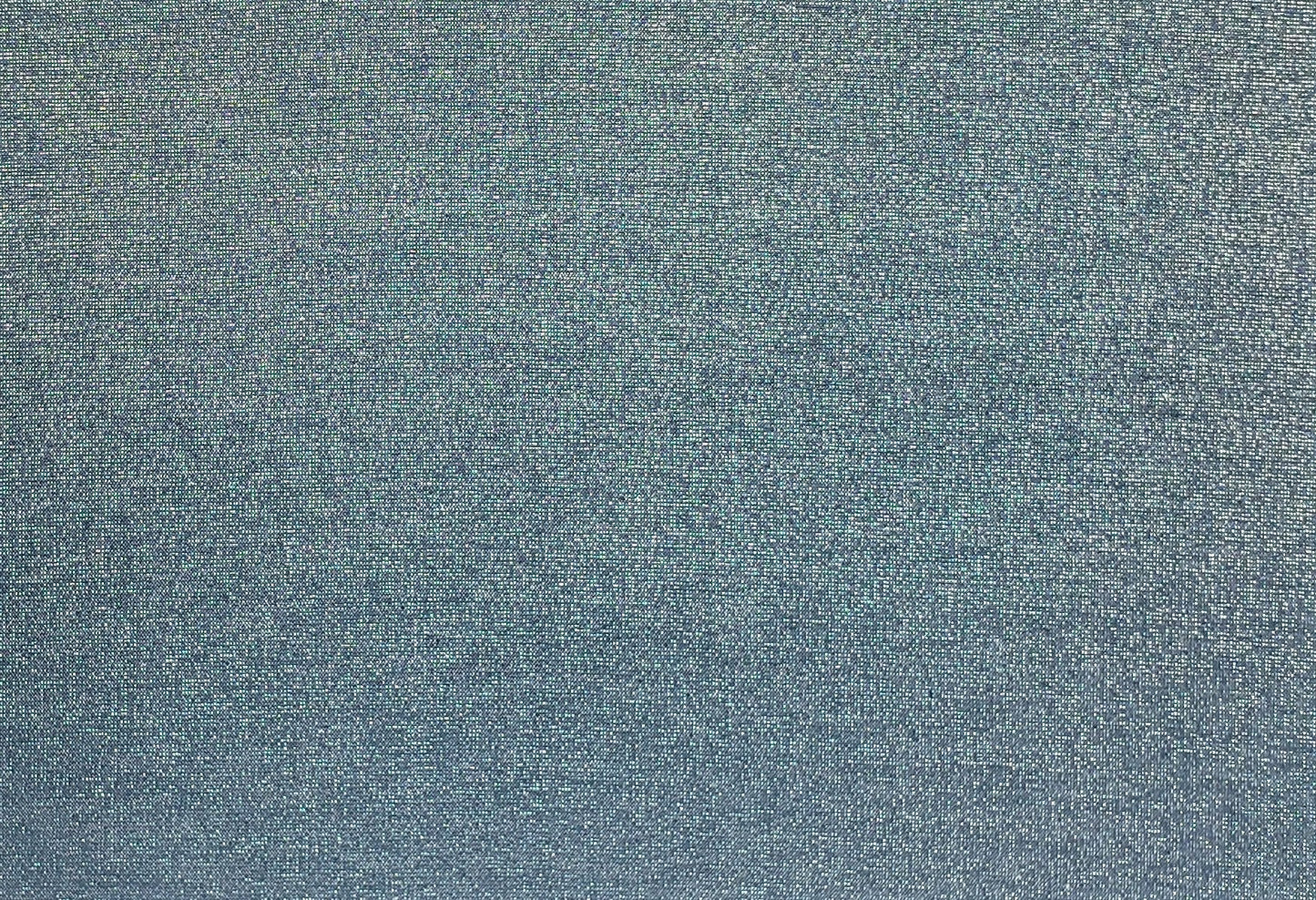 Denim Blue Fabric / Silver Metallic Thread