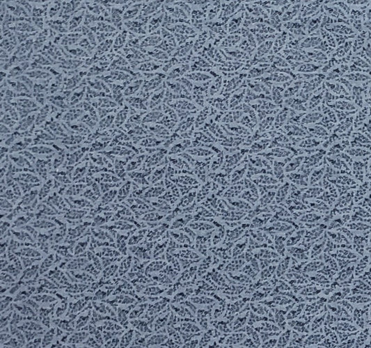 Slate Blue / Dark Blue Tonal Print Fabric