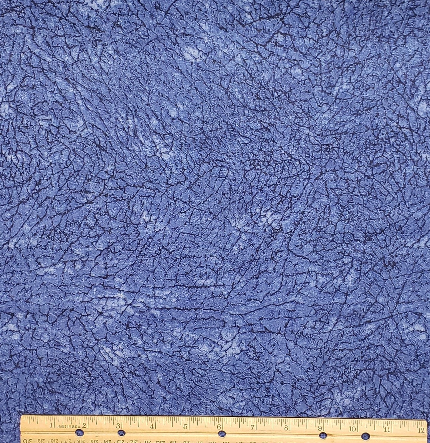 1998 Blank Textiles - Blue Tonal Fabric / Black Design