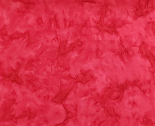 EOB - BATIK - Red Tonal Fabric