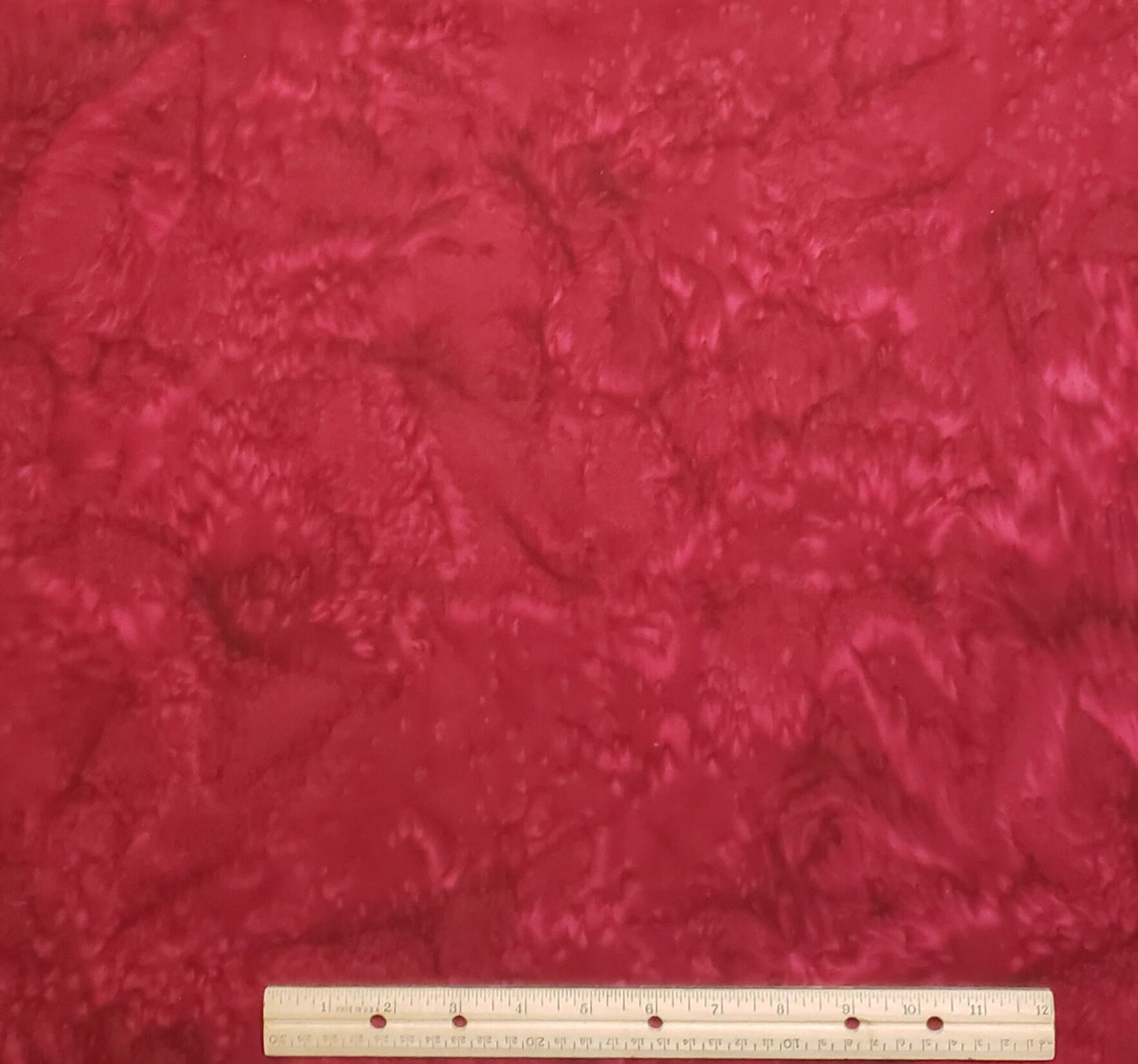 BATIK - Cranberry Tonal Patterned Fabric