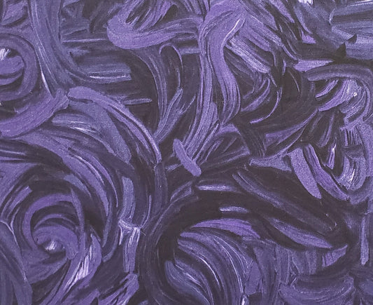 Finger Paints by Stephanie Brandenburg for Camelot Cottons -  Dark Purple / Purple / Lavender "Finger Paint" Tonal Fabric