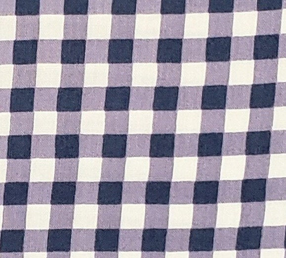 EOB - Farmer's Garden / Purple Plaid Fabric